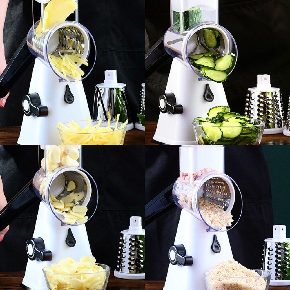 Kitchen Helper Gadgets - Ręczna krajalnica, tarka i szatkownica do