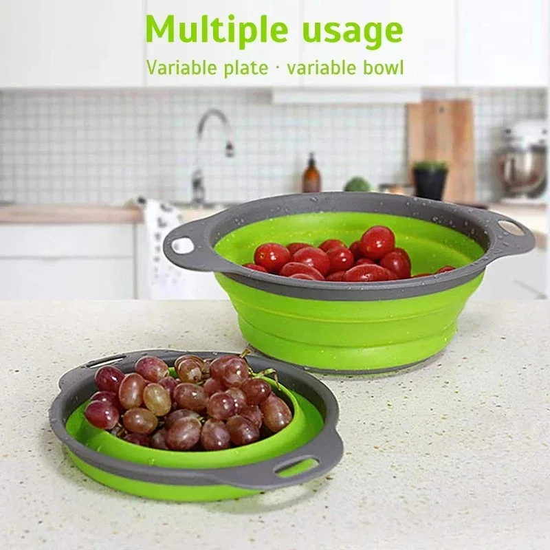 Kitchen Gadgets Organizer - 1 szt. składany koszyk do odcedzania