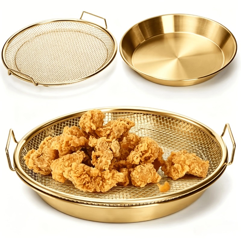 Złoty wytrzymały stojak do fry – Kitchen Gadgets Gold recenzja i cena
