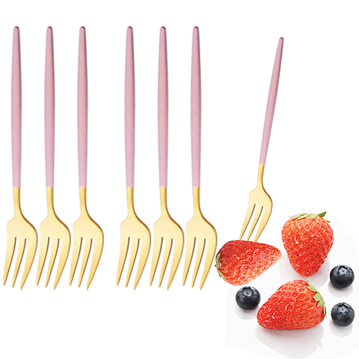6 szt. różowo-złoty zestaw obi – Kitchen Gadgets Gold recenzja i cena