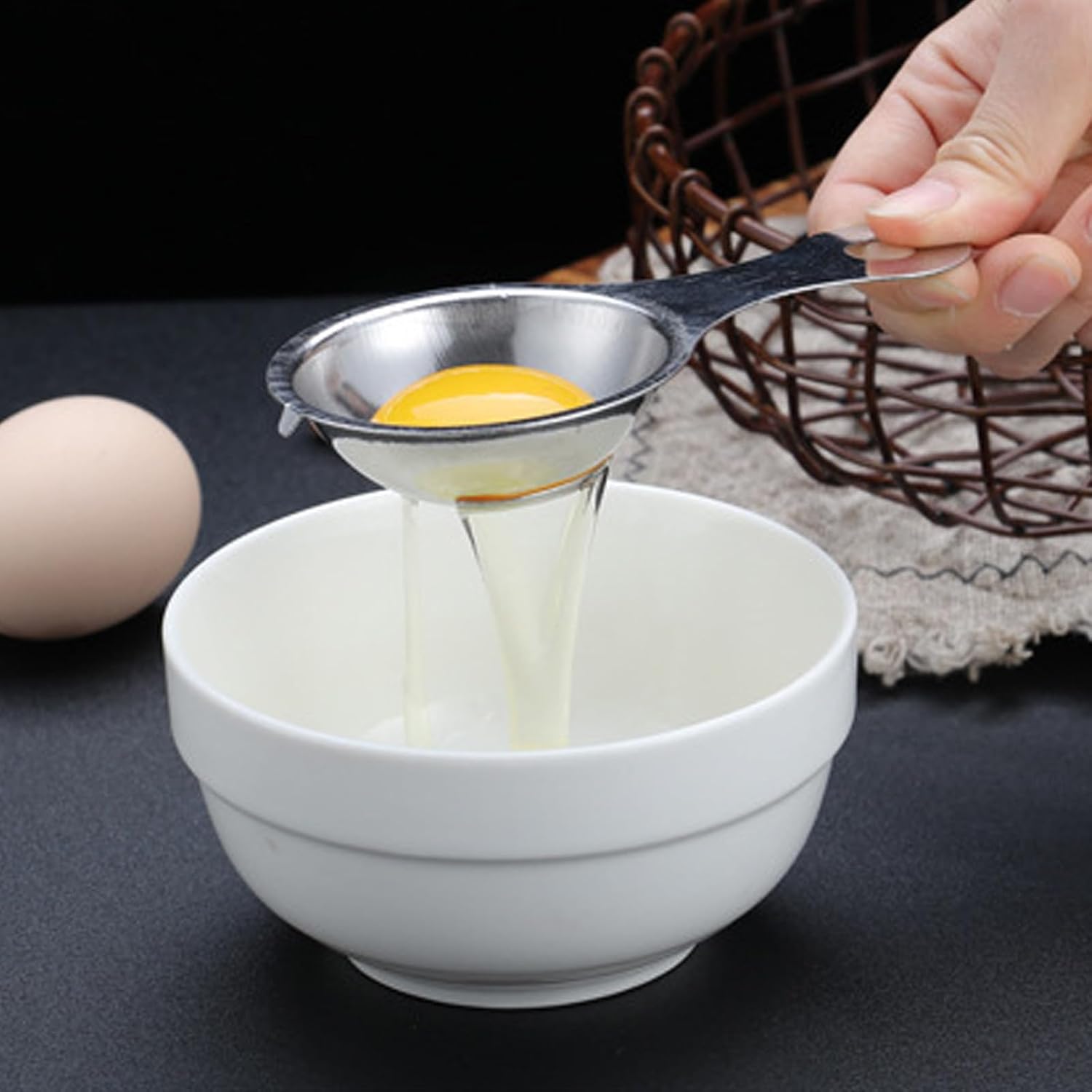 Separator do jaj ze stali nier – Egg Separator Tool recenzja i cena