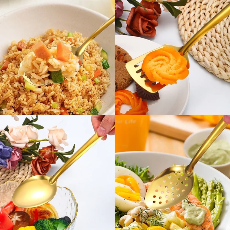Złote przybory kuchenne, przyb – Kitchen Gadgets Gold recenzja i cena