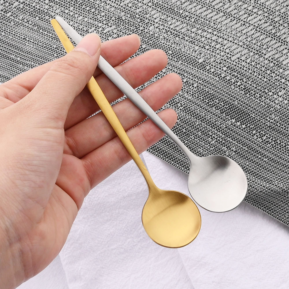 6 sztuk mała matowa łyżka herb – Kitchen Gadgets Gold recenzja i cena
