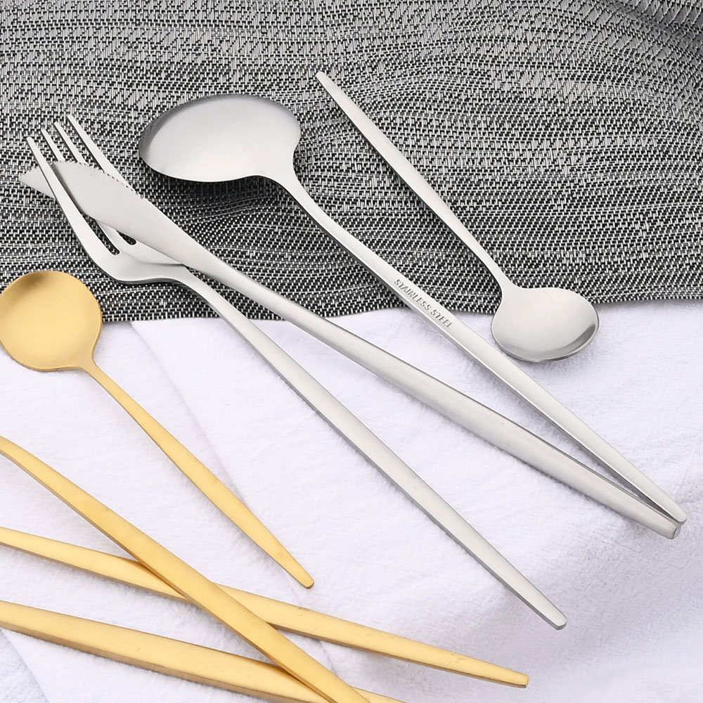 6 sztuk mała matowa łyżka herb – Kitchen Gadgets Gold recenzja i cena