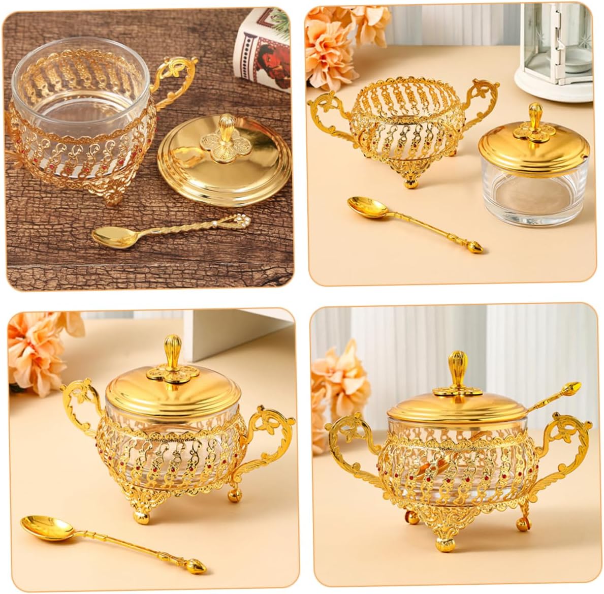 Cukiernica z pokrywką i łyżką  – Kitchen Gadgets Gold recenzja i cena